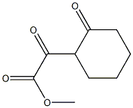 2-(2-Oxocyclohexyl)-2-oxoacetic acid methyl ester Struktur