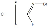 N-Bromo 2-chloro-1,2,2-trifluoroethanimine Struktur