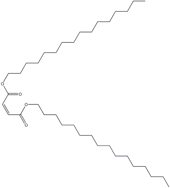 Maleic acid dihexadecyl ester Struktur