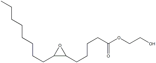 6,7-Epoxypentadecanoic acid 2-hydroxyethyl ester Struktur