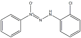 3-(2-Chlorophenyl)-1-phenyltriazene 1-oxide Struktur