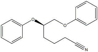 (R)-5,6-Diphenoxyhexanenitrile Struktur