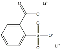 2-Sulfobenzenecarboxylic acid dilithium salt Struktur