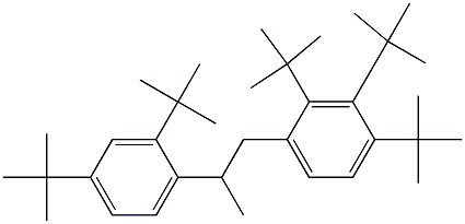 1-(2,3,4-Tri-tert-butylphenyl)-2-(2,4-di-tert-butylphenyl)propane Struktur