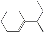 (+)-1-[(S)-sec-Butyl]cyclohexene Struktur