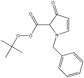 1-Benzyl-2,3-dihydro-2-hydroxy-3-oxo-1H-pyrrole-2-carboxylic acid tert-butyl ester Struktur