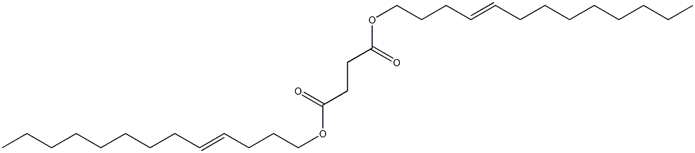 Succinic acid di(4-tridecenyl) ester Struktur