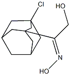 1-(1-Chloro-3-adamantyl)-2-hydroxyethanone oxime Struktur