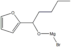 1-(2-Furyl)pentyloxymagnesium bromide Struktur