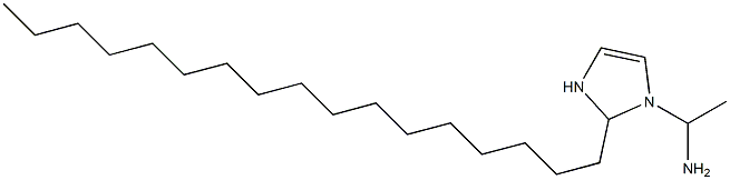 1-(1-Aminoethyl)-2-heptadecyl-4-imidazoline Struktur