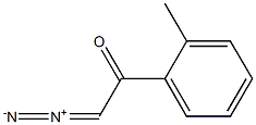 1-(Diazoacetyl)-2-methylbenzene Struktur