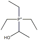 (1-Hydroxyethyl)triethylphosphonium Struktur