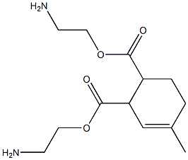 5-Methyl-5-cyclohexene-1,2-dicarboxylic acid bis(2-aminoethyl) ester Struktur