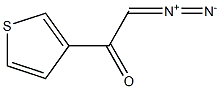 2-Diazo-1-(3-thienyl)ethanone Struktur