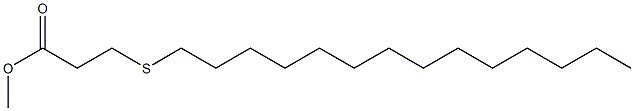 3-(Tetradecylthio)propanoic acid methyl ester Struktur