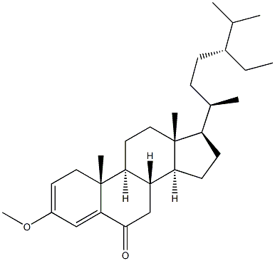 3-Methoxystigmasta-2,4-dien-6-one Struktur