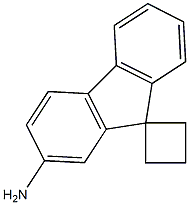 2-Aminospiro[9H-fluorene-9,1'-cyclobutane] Struktur