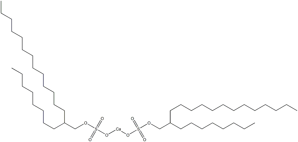 Bis(2-octylpentadecyloxysulfonyloxy)calcium Struktur