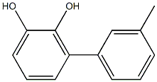 3-(3-Methylphenyl)benzene-1,2-diol Struktur