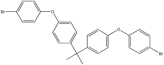 1,1'-(2,2-Propanediyl)bis[4-(4-bromophenoxy)benzene] Struktur