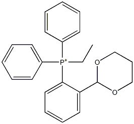 2-(1,3-Dioxan-2-yl)ethyltriphenylphosphonium Struktur