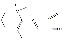 (1E,3S)-3-Methyl-1-(2,6,6-trimethyl-1-cyclohexen-1-yl)-1,4-pentadien-3-ol Struktur