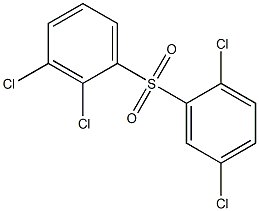 2,3-Dichlorophenyl 2,5-dichlorophenyl sulfone Struktur