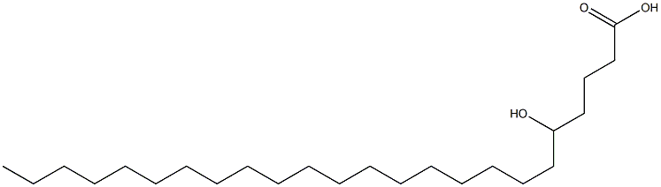 5-Hydroxytetracosanoic acid Struktur