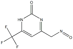 4-Nitrosomethyl-6-trifluoromethyl-1,2-dihydropyrimidin-2-one Struktur