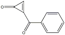 3-Benzoyl-2-cyclopropen-1-one Struktur