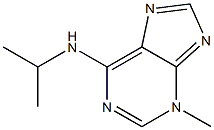 N-Isopropyl-3-methyl-3H-purin-6-amine Struktur