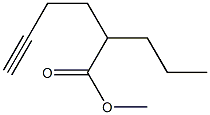 7-Octyne-4-carboxylic acid methyl ester Struktur