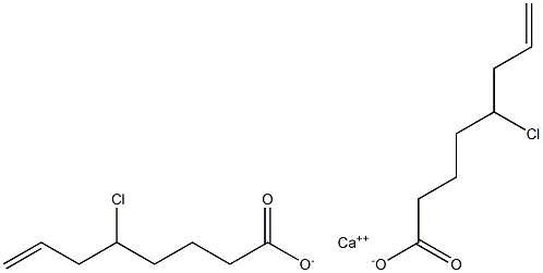 Bis(5-chloro-7-octenoic acid)calcium salt Struktur