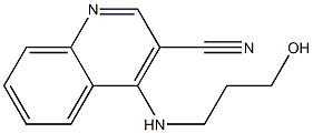 3-[(3-Cyanoquinolin-4-yl)amino]-1-propanol Struktur