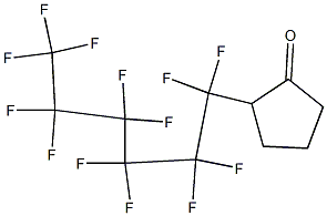 2-(Tridecafluorohexyl)cyclopentanone Struktur