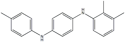 N-(2,3-Dimethylphenyl)-N'-(4-methylphenyl)-p-phenylenediamine Struktur