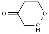 (Tetrahydro-4-oxo-4H-pyran)-2-ylradical Struktur