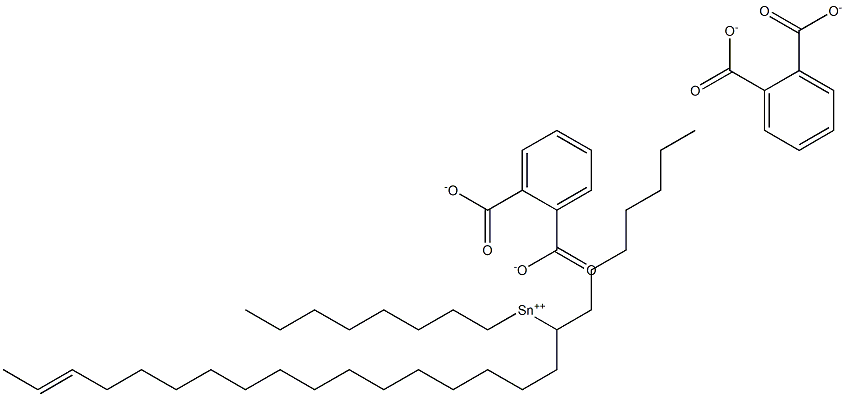 Bis[phthalic acid 1-(15-heptadecenyl)]dioctyltin(IV) salt Struktur