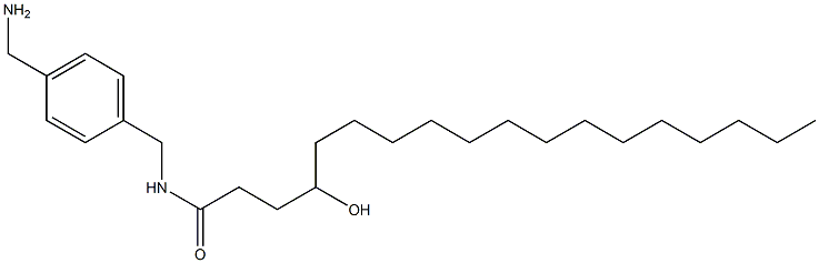 4-Hydroxy-N-(4-aminomethylbenzyl)stearamide Struktur