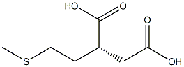 [R,(-)]-[2-(Methylthio)ethyl]succinic acid Struktur