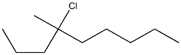 4-Chloro-4-methylnonane Struktur