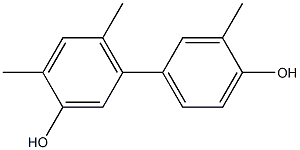 3',4,6-Trimethyl-1,1'-biphenyl-3,4'-diol Struktur