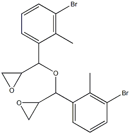 3-Bromo-2-methylphenylglycidyl ether Struktur