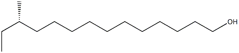 (S)-12-Methyl-1-tetradecanol Struktur