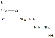 Chloropentamminechromium(III) bromide Struktur