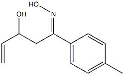 (1E)-1-(4-Methylphenyl)-3-hydroxy-4-penten-1-one oxime Struktur