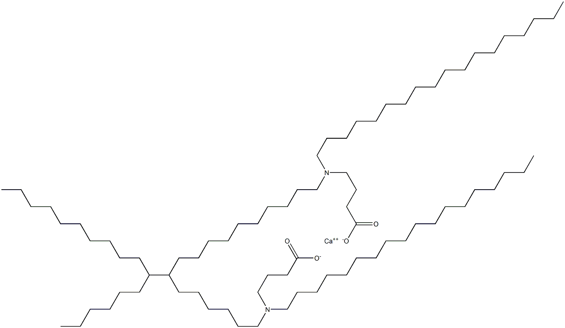 Bis[4-(dioctadecylamino)butyric acid]calcium salt Struktur