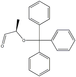 (R)-2-(Trityloxy)propanal Struktur