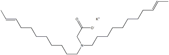 N,N-Di(9-undecenyl)aminoacetic acid potassium salt Struktur