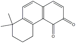 5,6,7,8-Tetrahydro-8,8-dimethylphenanthrene-3,4-dione Struktur